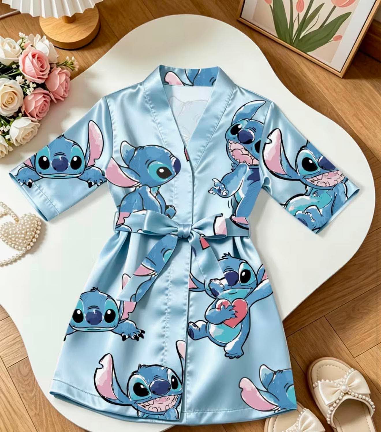 Stitch Girls dressing gown