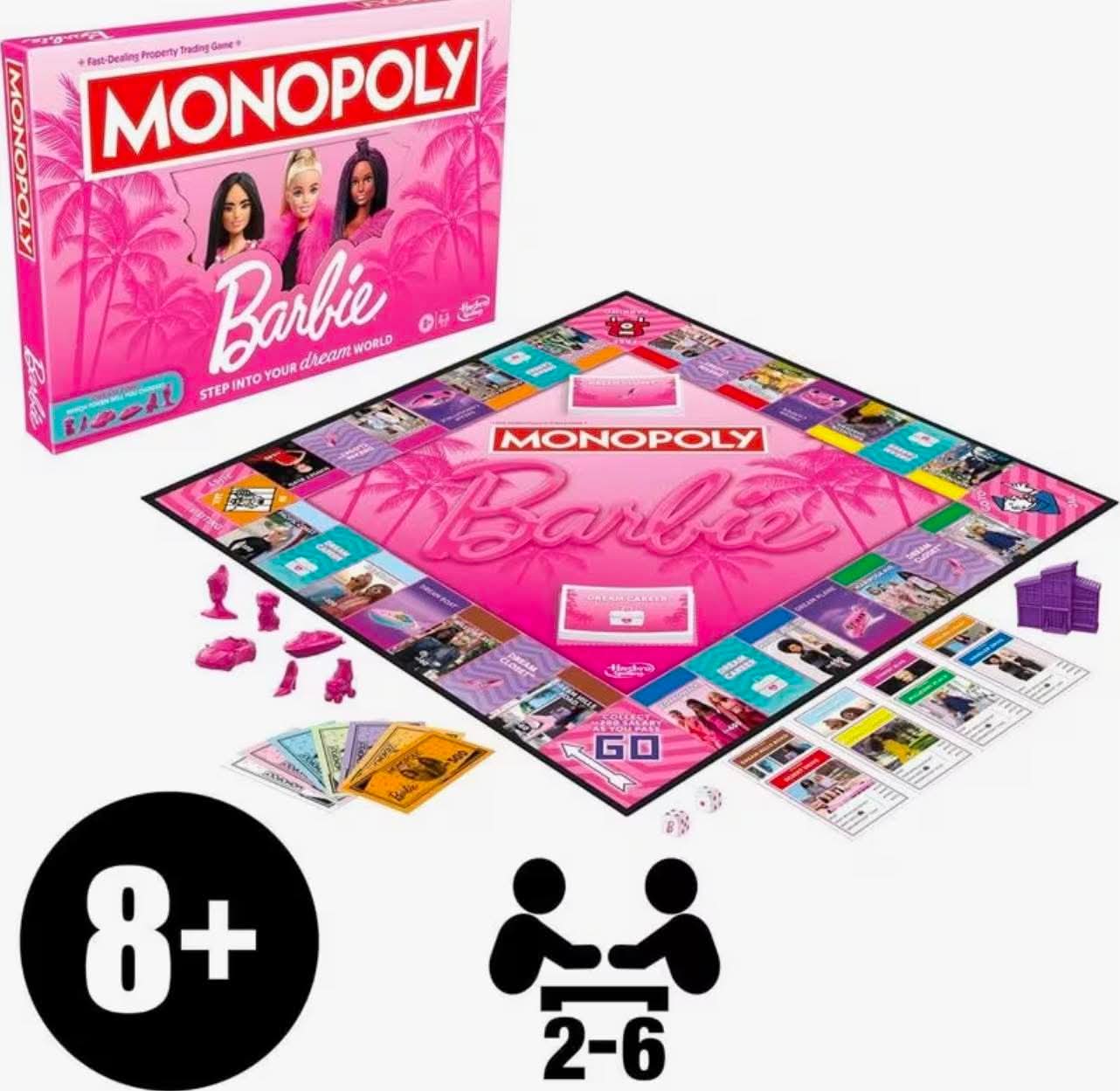 Barbie Edition Monopoly Board Game