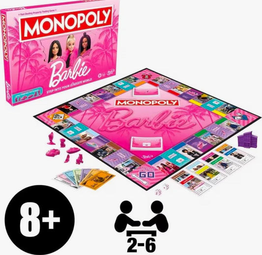 Barbie Edition Monopoly Board Game