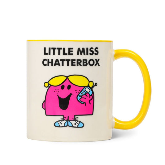 Mr Men & Little Miss Character Mug Candle – Little Miss Chatterbox - Lemon & Raspberry