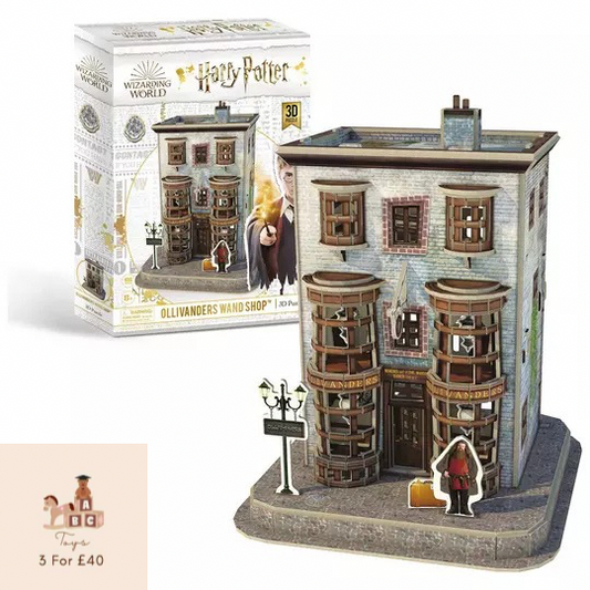 Harry Potter Diagon Alley Olivanders 3D Model Kit Puzzle
