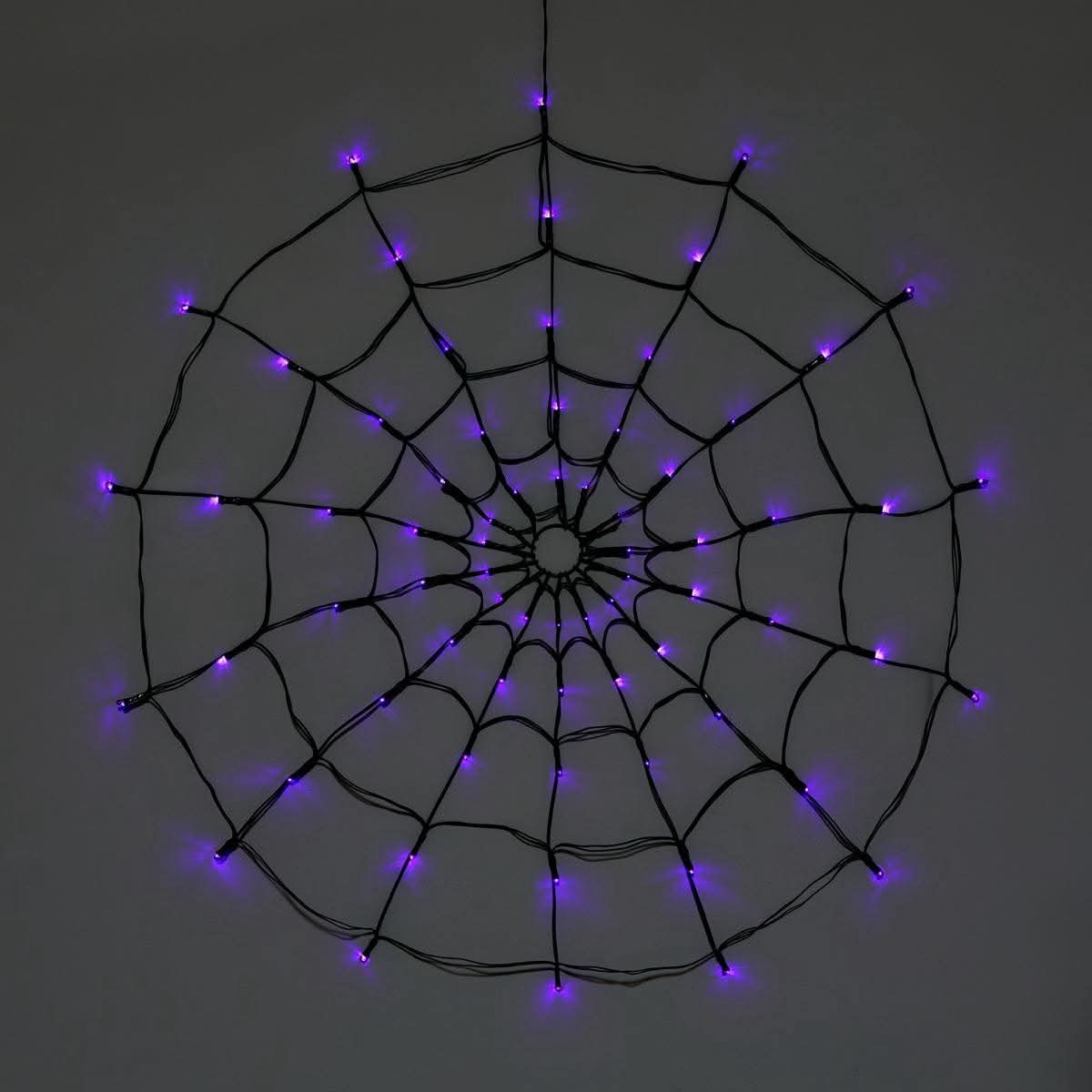 Spider Web Lights - Black