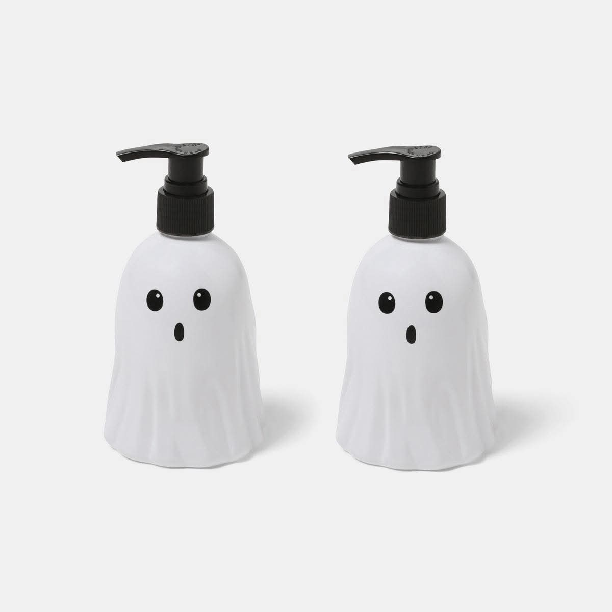 2 Pack Ghost Soap Dispensers - White