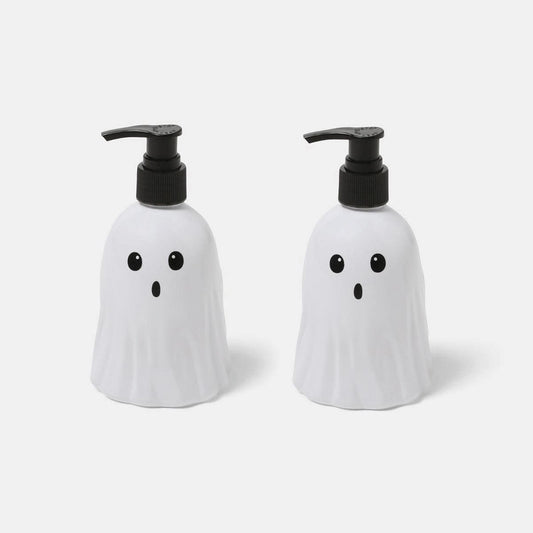 2 Pack Ghost Soap Dispensers - White
