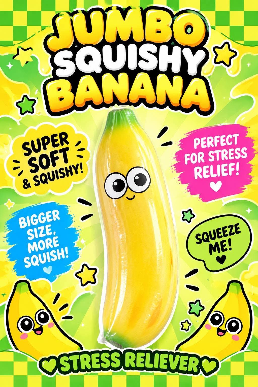 Jumbo banana squishy