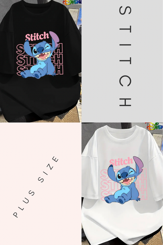 Disney Stitch Oversized Women's T-Shirt
