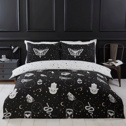 DARK DREAMS GOTHIC MAGIC REVERSIBLE DUVET SET
