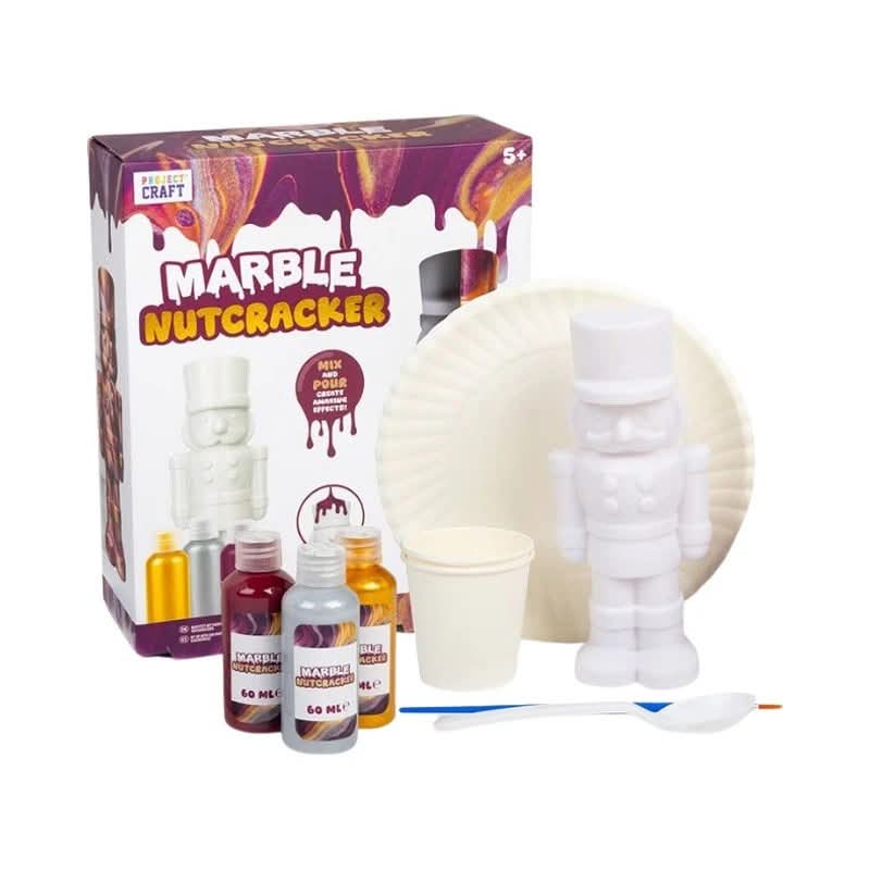 Marble Nutcracker Paint Pouring Kit