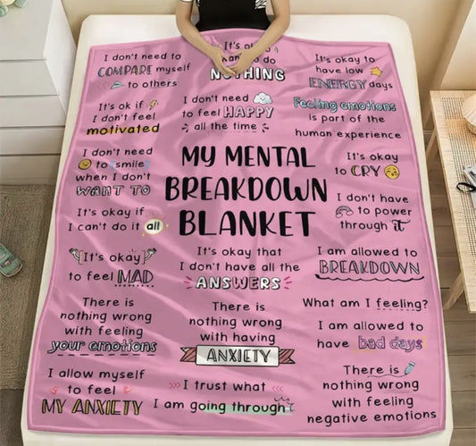 Mental Breakdown Blanket - 130x150cm