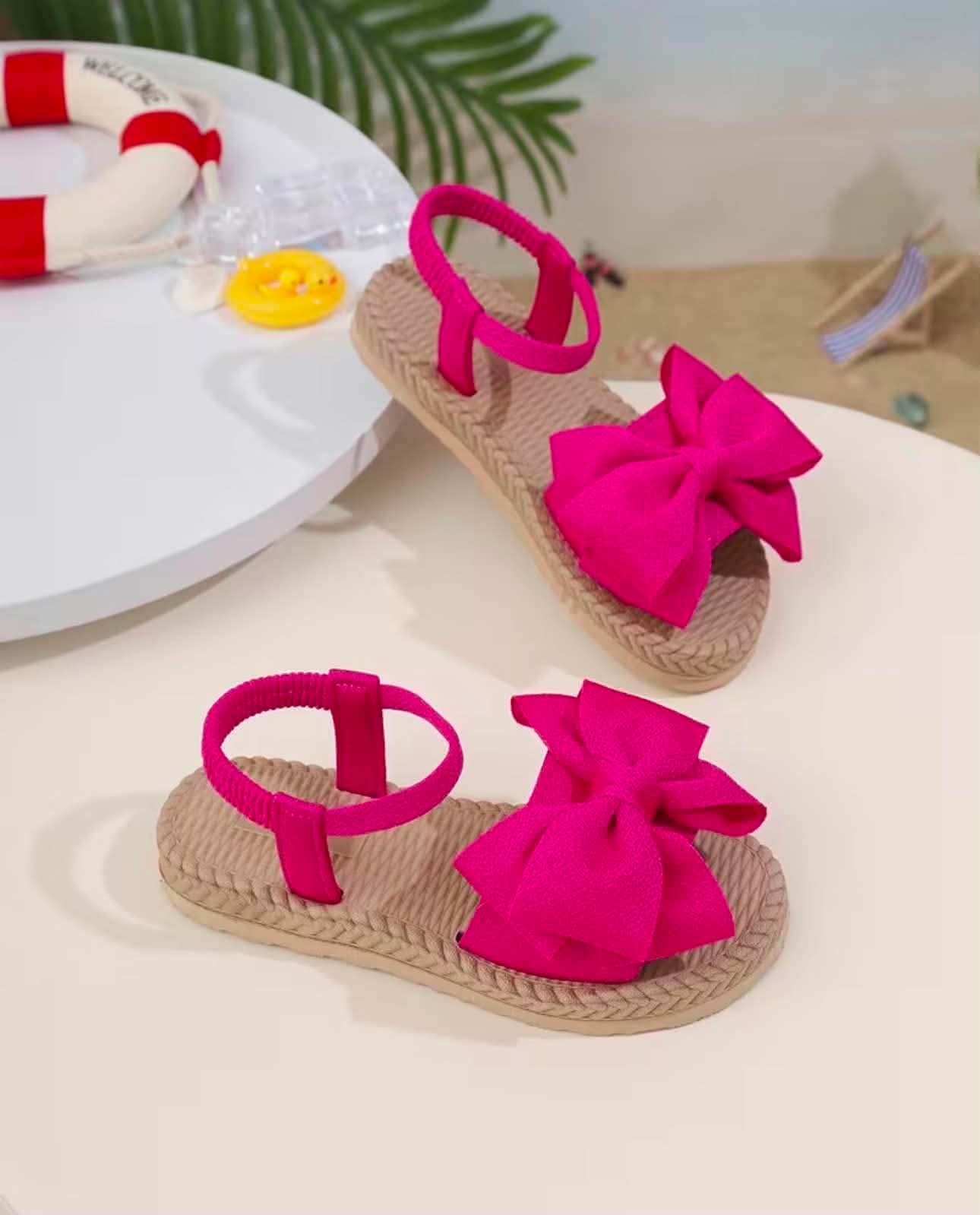 Girls Bow Sandals