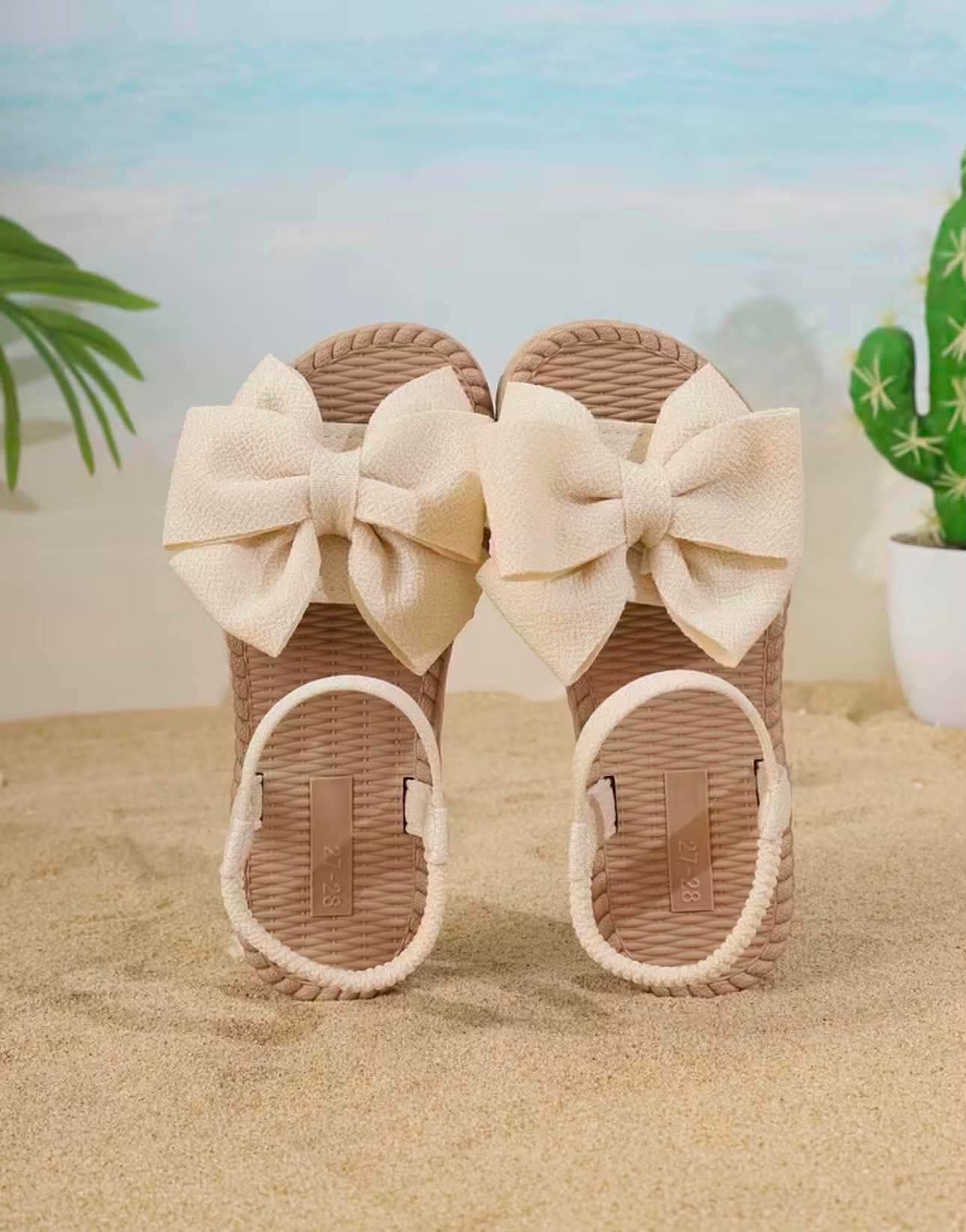 Girls Bow Sandals