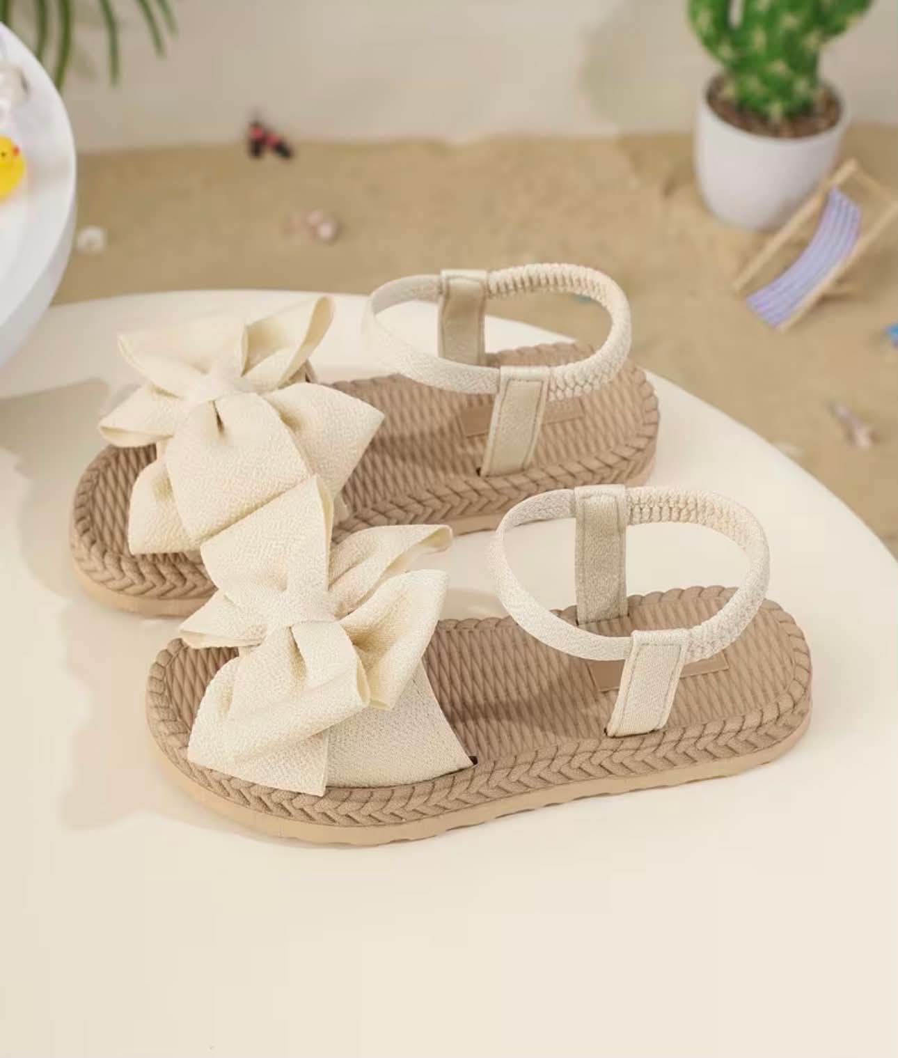 Girls Bow Sandals