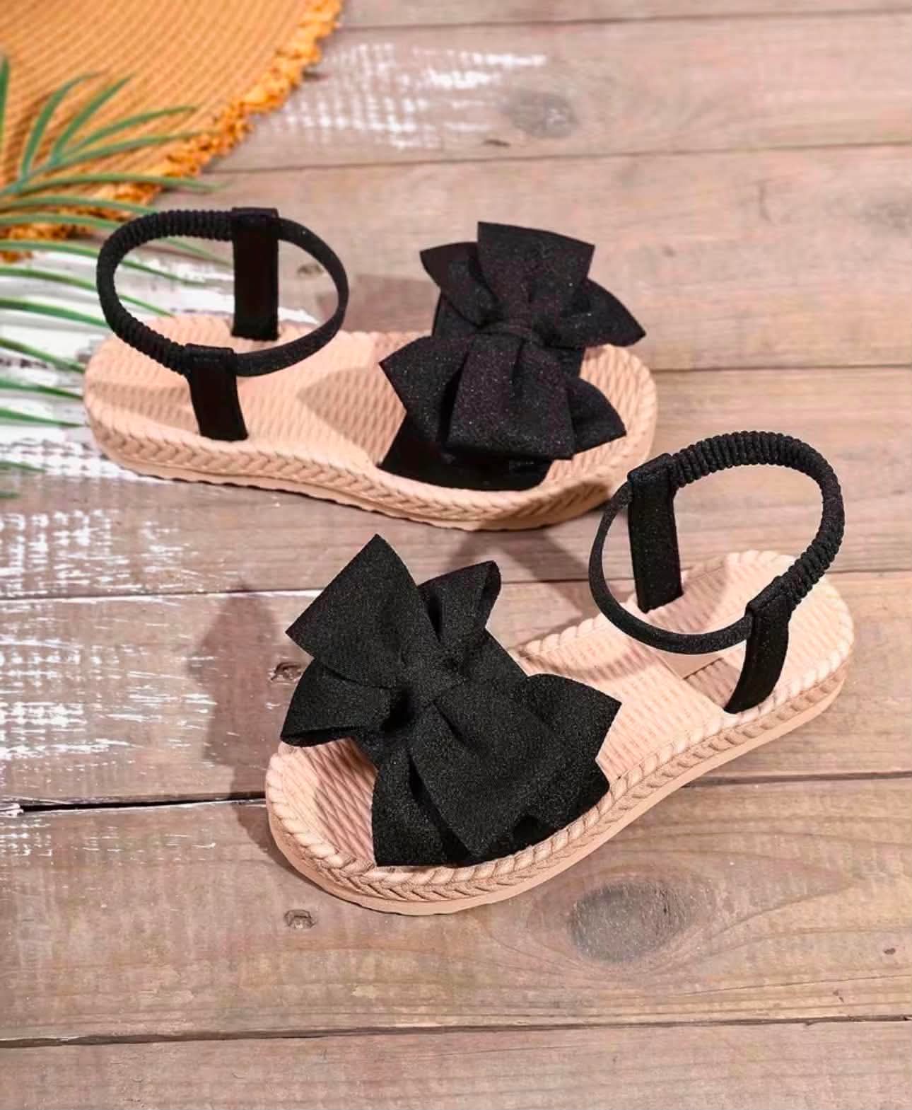Girls Bow Sandals