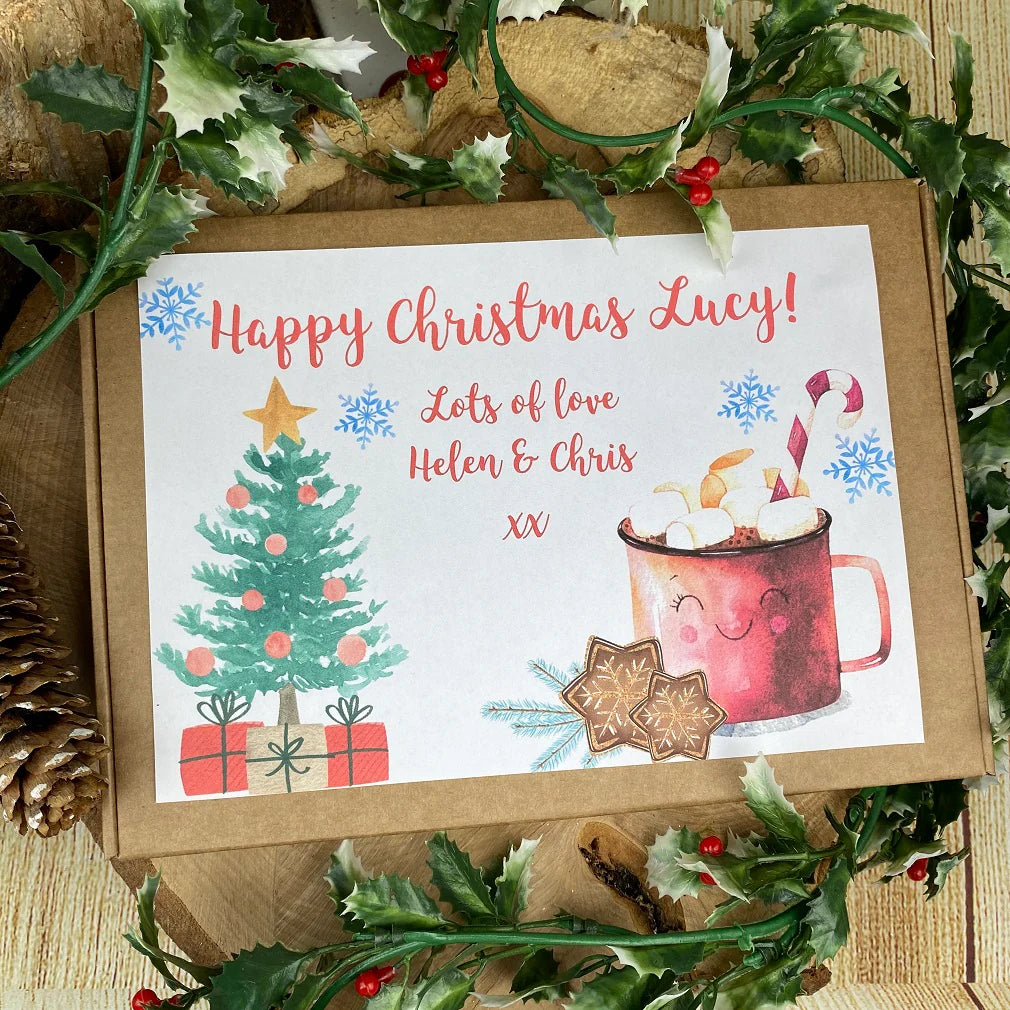 Personalised Christmas Hot Chocolate Box