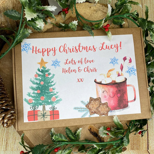 Personalised Christmas Hot Chocolate Box