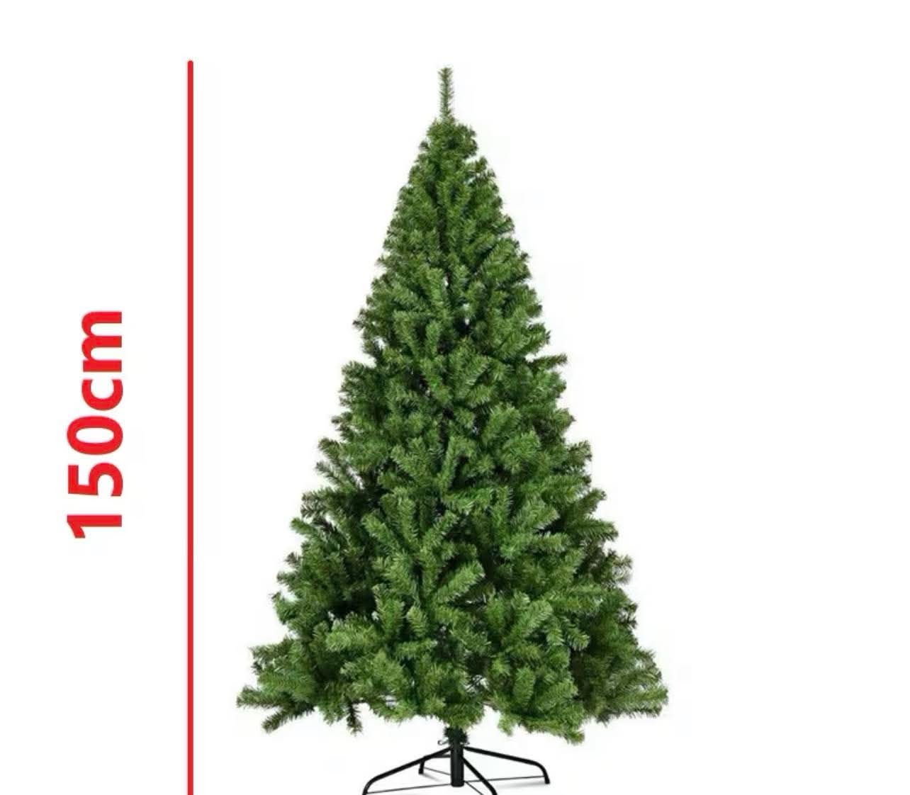 5FT Artificial Christmas Tree Green Full Branch Festive