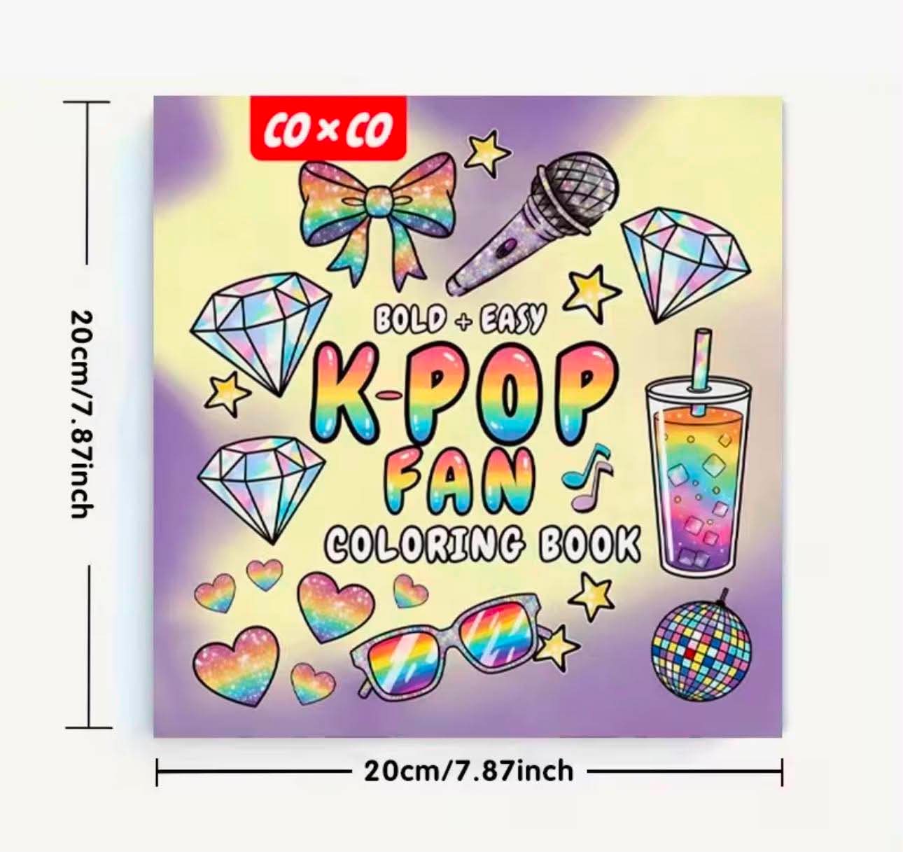 K-POP Fan Exclusive Coloring Book
