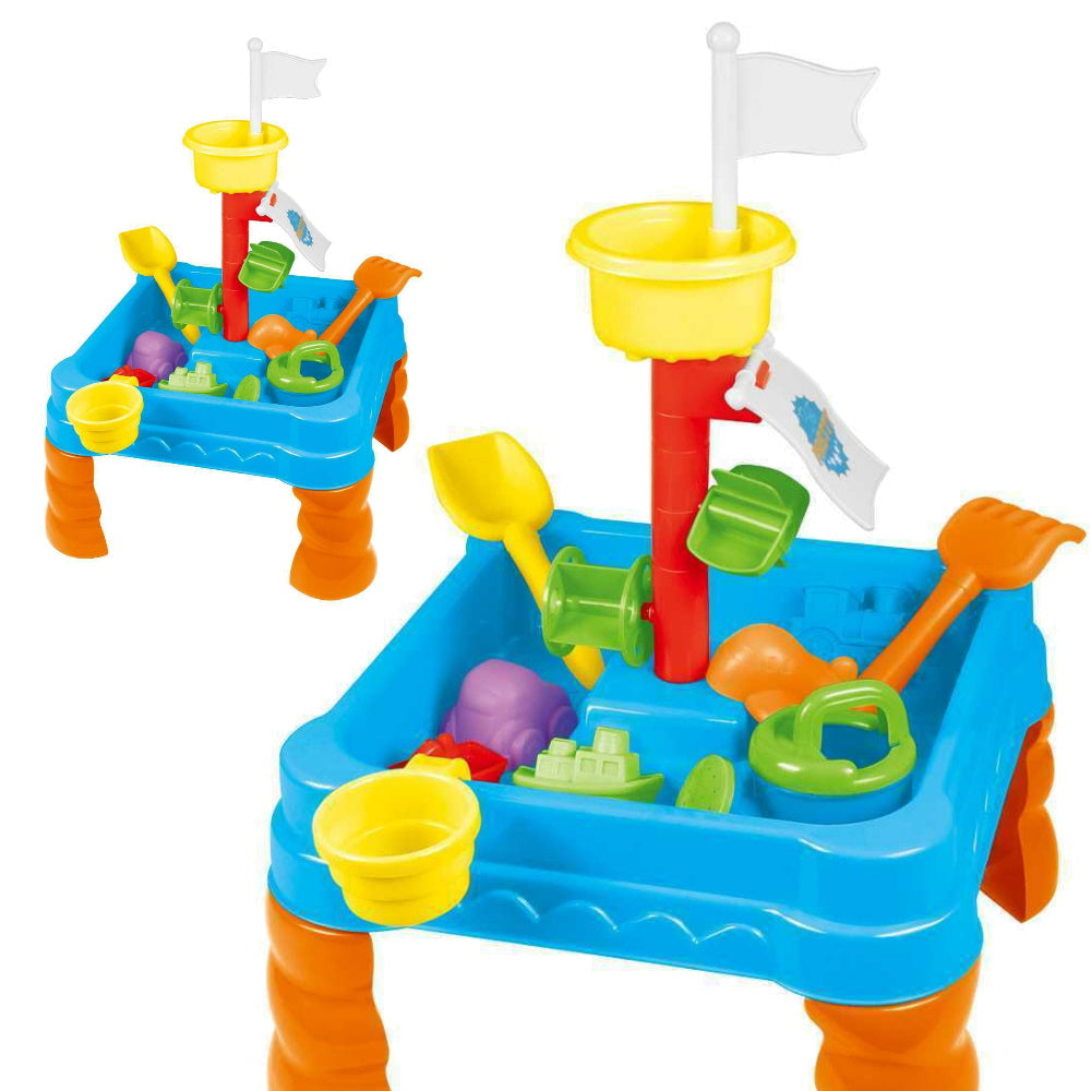 Blue Sand Pit & Water Park Play Table & Accessories