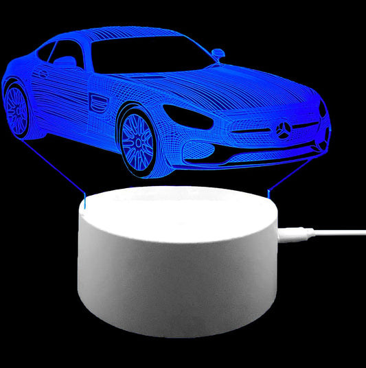 3D Illusion Night Lamp Car