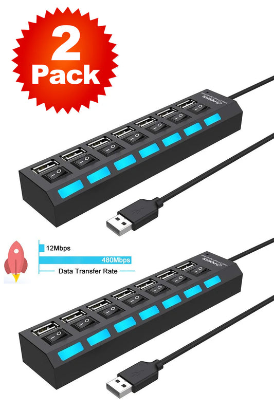 7-Ports High-Performance USB Adapter 2.0