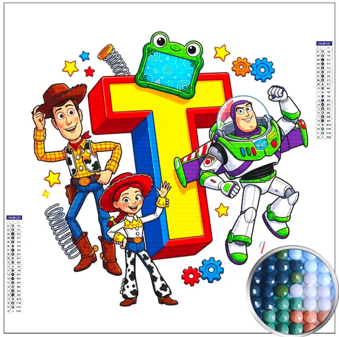 Letter Toy Story Diamond Art