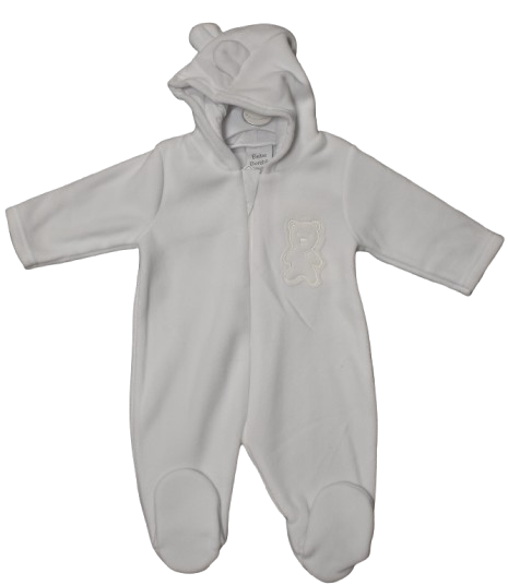 ROMPER CREAM FLEECE WITH EARS