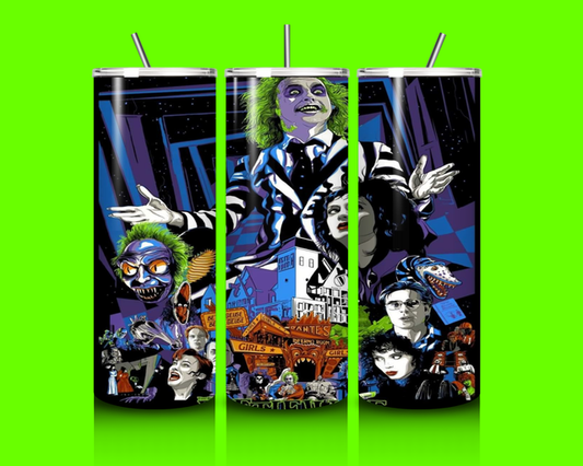 Beetlejuice 20oz tumbler