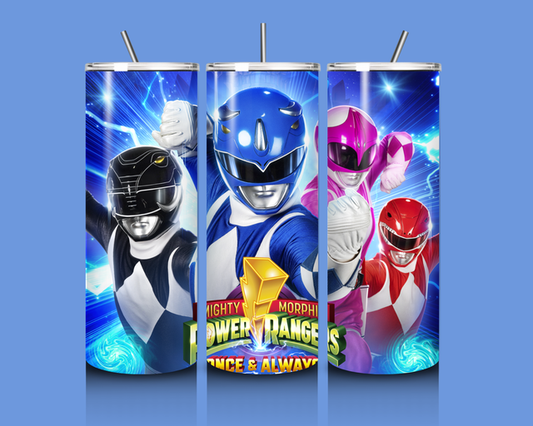 The power rangers 20oz tumbler
