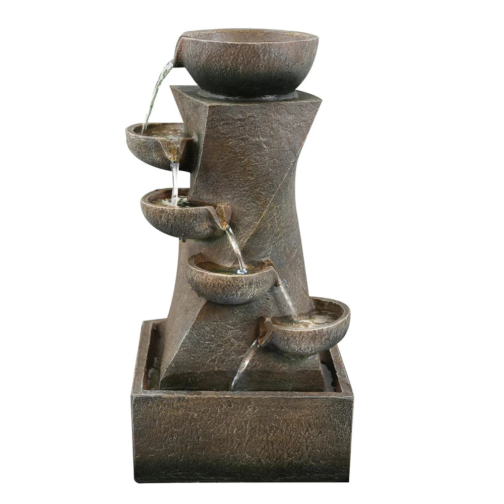 Cascading Water Feature Outdoor With Led