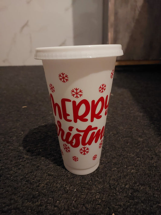 Merry Christmas cold cup