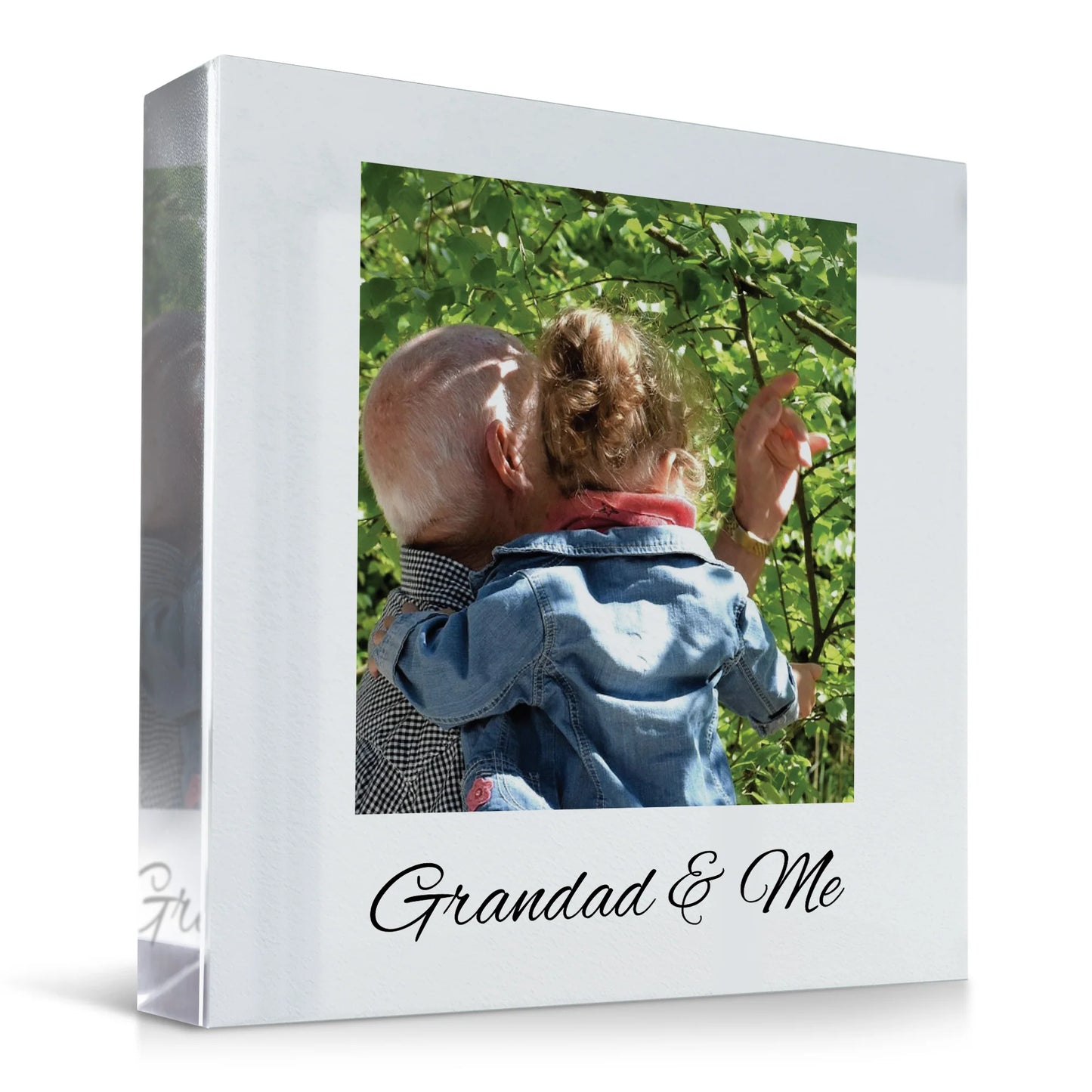 GRANDAD AND ME Plaque Grandad Photo