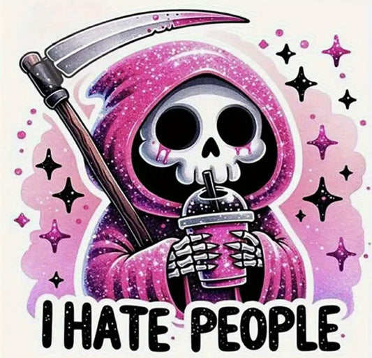 Grim Reaper Skull Theme Diamond Art