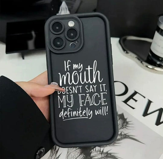 Slogan Print Iphone Case