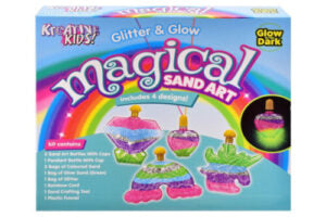 Glitter & Glow In The Dark Magical Sand Art Toy Craft Set