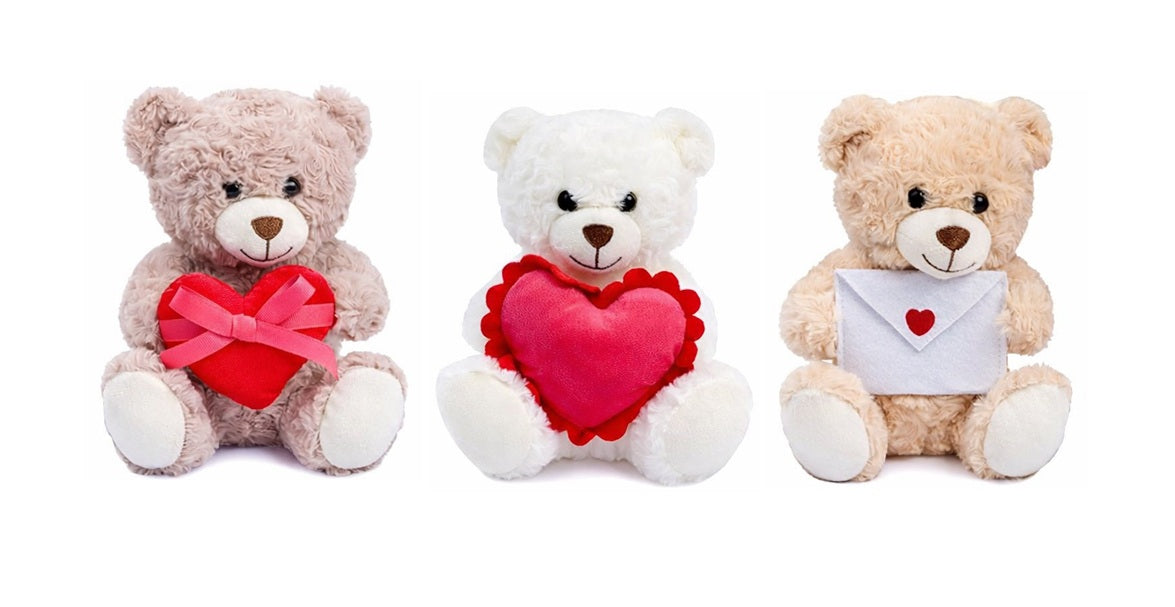 Mother’s Day Teddy Bear Plush Gift with Heart or Love Envelope