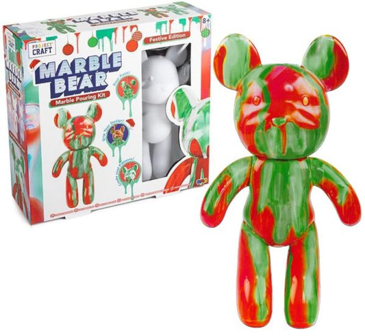 Marble Bear Pouring Kit Festive Christmas Edition