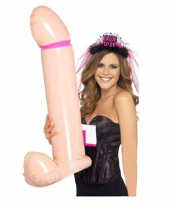 Giant 90cm Inflatable Pink Willy/Penis Hen Night Prop