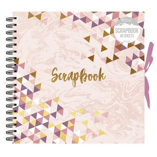 Scrapbook Photo Album 25cm Square Memory Book with Black Pages