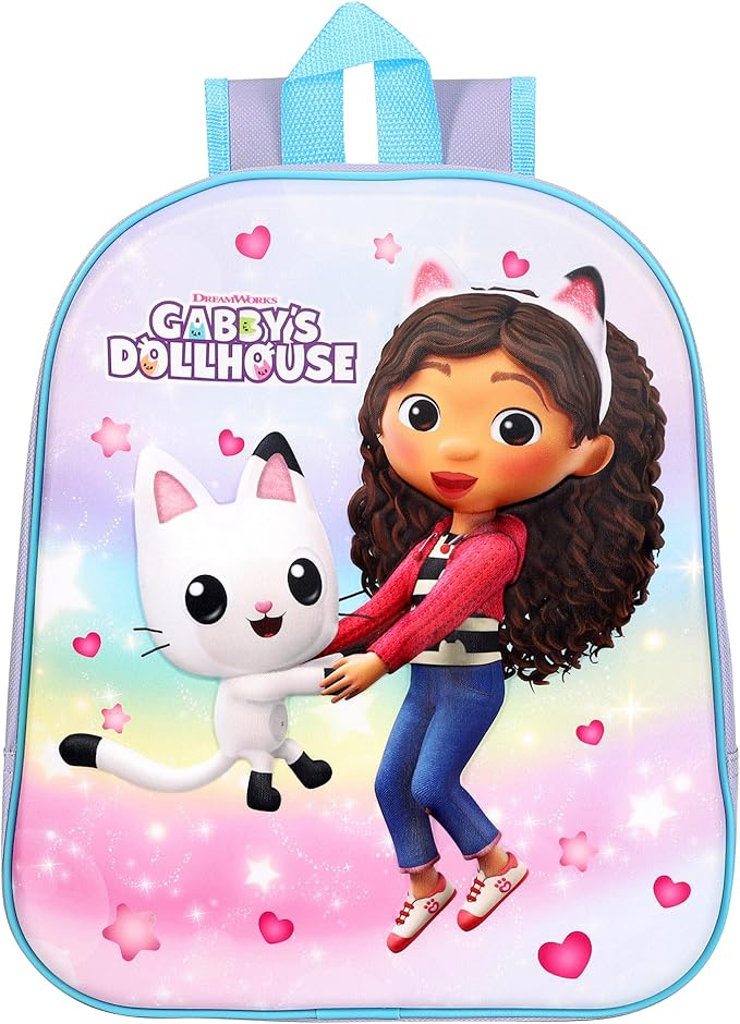 Gabbys Dollhouse 3D Cover Backpack Back To School Bag