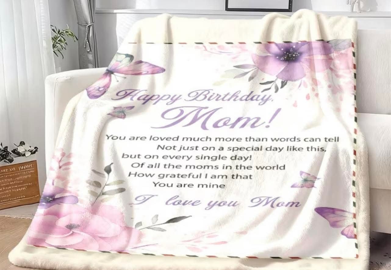 Mum birthday blanket