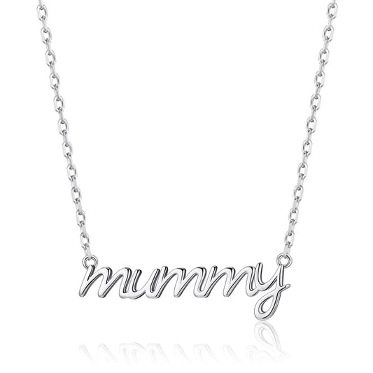 Silver Plated Mummy Necklace