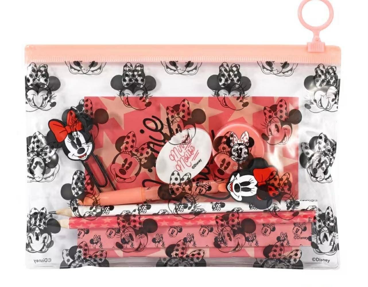 Minnie Mouse 9pc Filled Pencils Case
