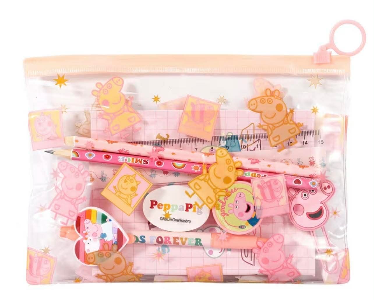 Peppa Pig 9pc Filled Pencils Case