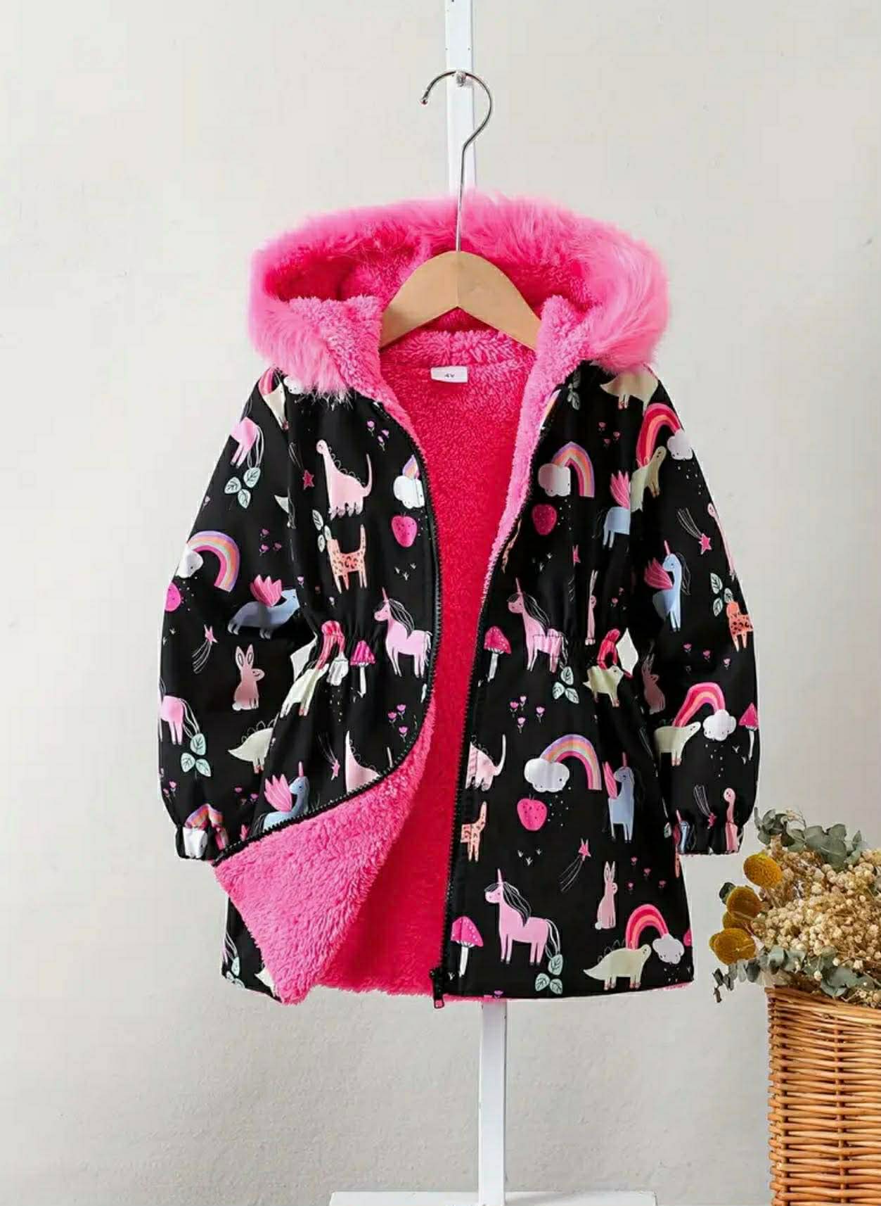 Unicorn Girls Coat