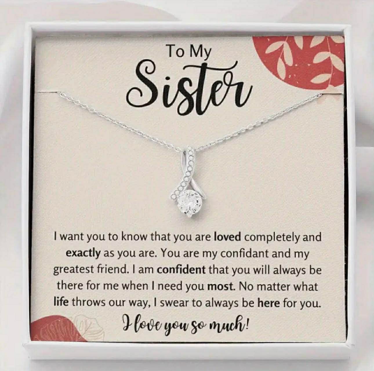 Sister necklace