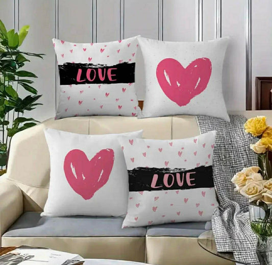 4pcs Love Pillowcases