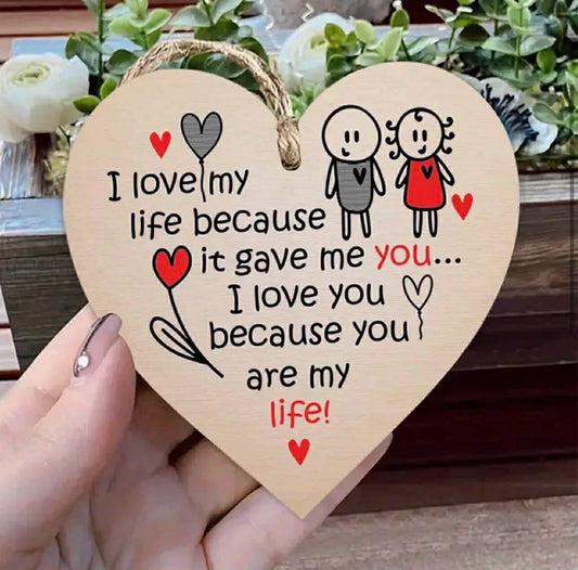 You Are My Life Plaque
