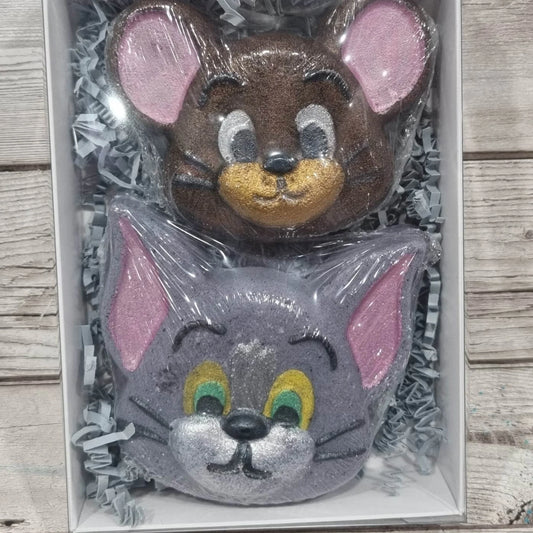 Cat and Mouse Bath Bomb Gift Set