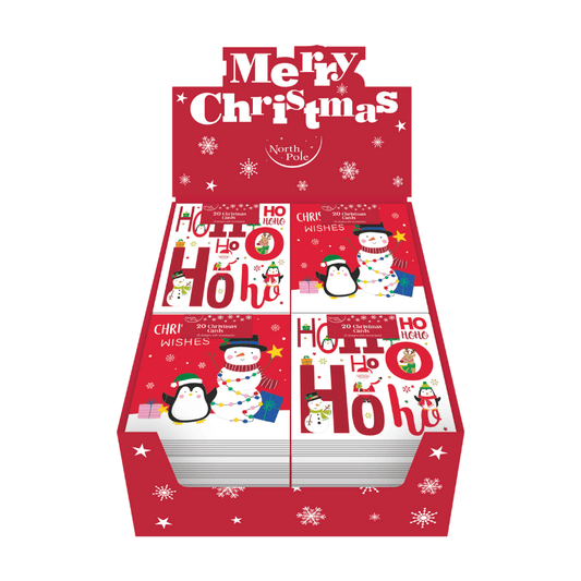 SANTA & FRIENDS 20 PACK CHRISTMAS CARDS