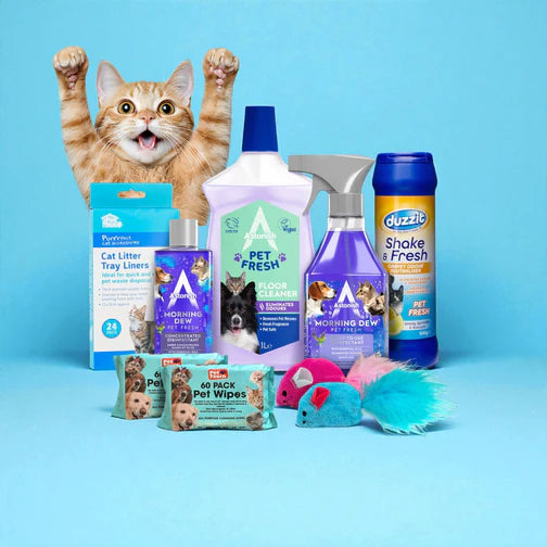 8 Piece Cat Cleaning Bundle All-in-One Home Hygiene Kit